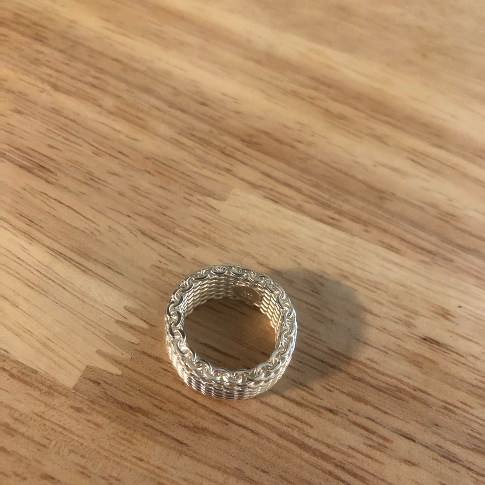 ‼️Sold‼️Tiffany & Co Mesh Ring ( ~sz 7) - Picture 7 of 7